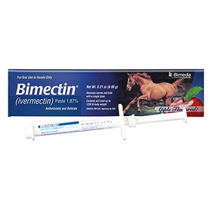 Bimectin Allwormer Paste Horse Wormer Paste 6.42 Gm 1 Syringe