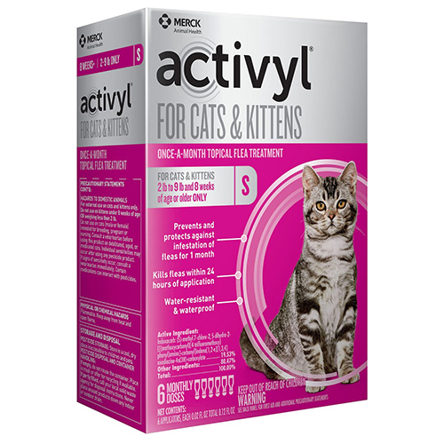 Activyl For Cats And Kittens 2 - 9 Lbs Orange 4 Pack