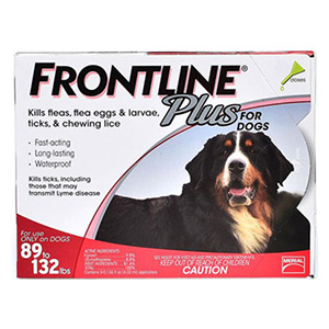 Frontline Plus Extra Large Dogs Over 89 Lbs Red 12 Doses