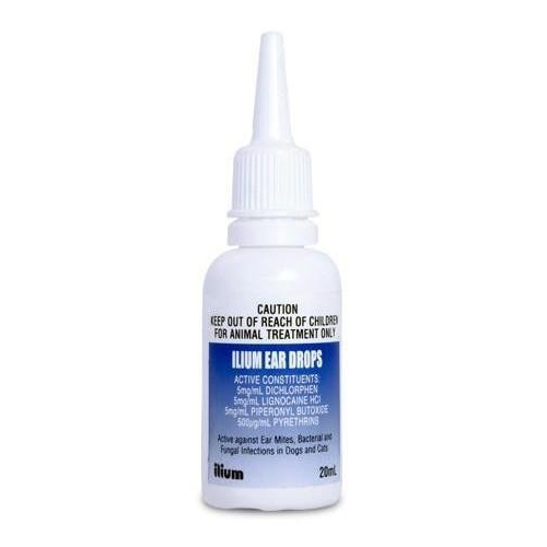 Ilium Ear Drops for Dogs & Cats