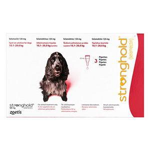 Stronghold Dogs 10.1-20.0 Kg 120 Mg Red 6 Pipette