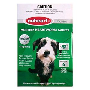 Nuheart Generic Nuheart Medium Dogs 26-50lbs (Green)