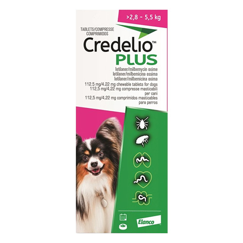 Credelio Plus Small Dog 2.8-5.5kg