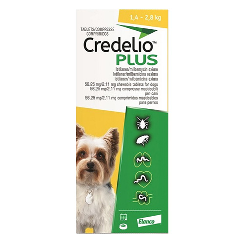 Credelio Plus Extra Small Dog 1.4-2.8kg