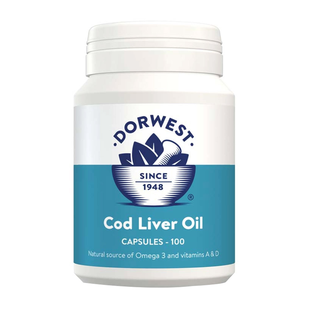 Dorwest Cod Liver Oil Capsules for Dogs and Cats