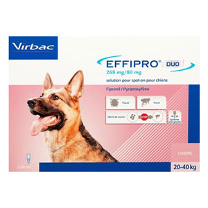Effipro DUO Spot-On For Large Dogs 45 to 88 lbs