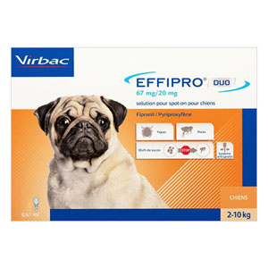 Effipro DUO Spot-On For Small Dogs up to 22 lbs