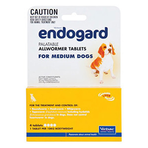 Endogard for Medium Dogs 22 lbs (10Kg)