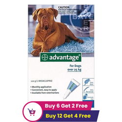 Advantage Extra Large Dogs over 55 lbs (Blue)