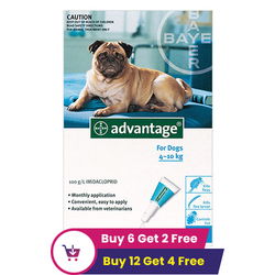 Advantage Medium Dogs 11-20lbs (Aqua)