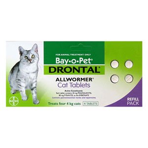 Drontal Cats upto 8lbs (4Kg)