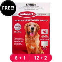 Nuheart for Large Dogs 51-100lbs (Red)