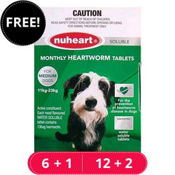 Nuheart for  Medium Dogs 26-50lbs (Green)