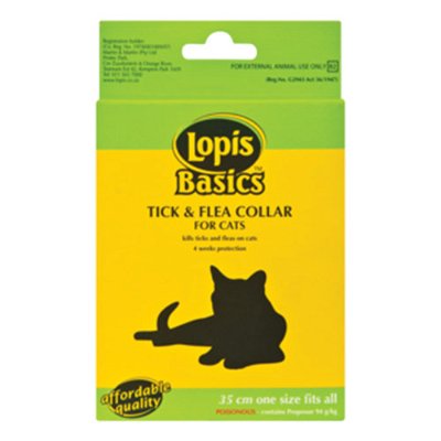 Lopis Basics Tick & Flea Collar For All Cats 35cm