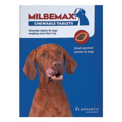 Milbemax Chewable For Large Dogs Over 11 Lbs (5 Kgs)