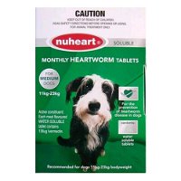 Nuheart (Generic Heartgard) Medium Dogs 26-50lbs (Green)