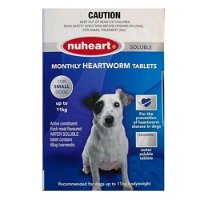 Nuheart (Generic Heartgard) Small Dogs upto 25lbs (Blue)
