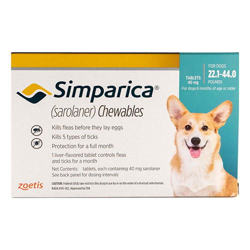 Simparica Oral Flea & Tick Preventive