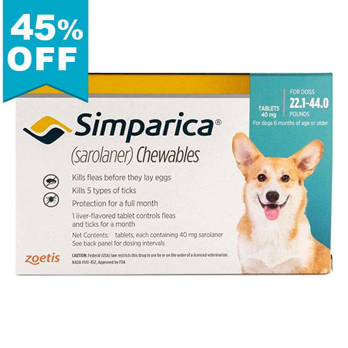 Simparica Oral Flea & Tick Preventive