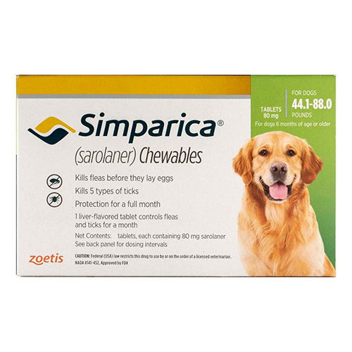 Simparica Oral Flea & Tick Preventive