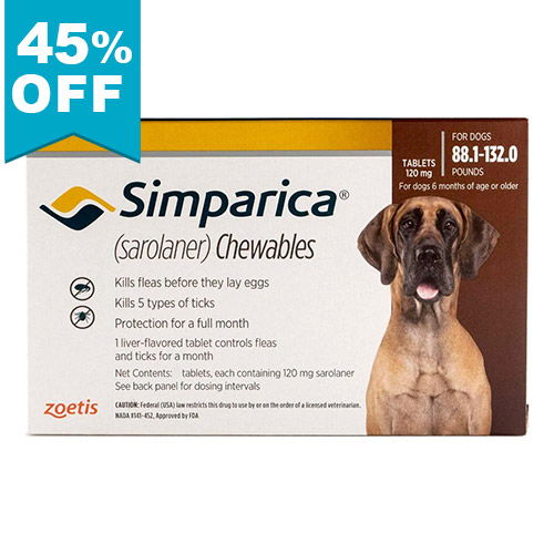 Simparica Oral Flea & Tick Preventive