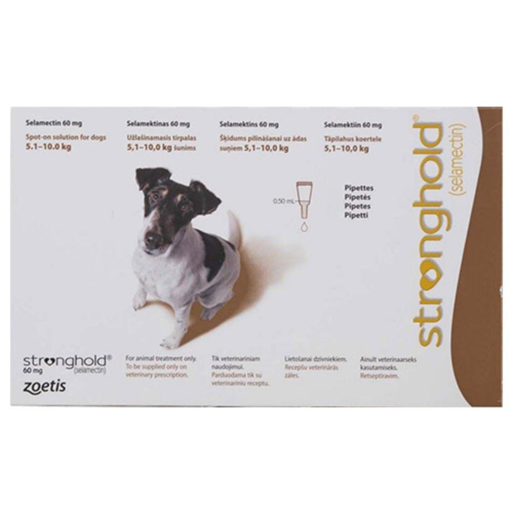 Buy stronghold dogs 11lbs 22lbs 5 1 10 0 kg 60 mg brown free shipping
