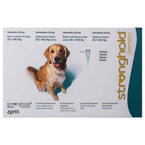 Revolution (Stronghold) Large Dogs 40.1-85lbs (Green)